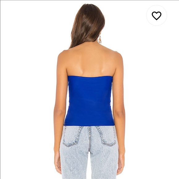 Revolve - by the way. Brooke Tube Top Cobalt Blue - Picture 2 of 6